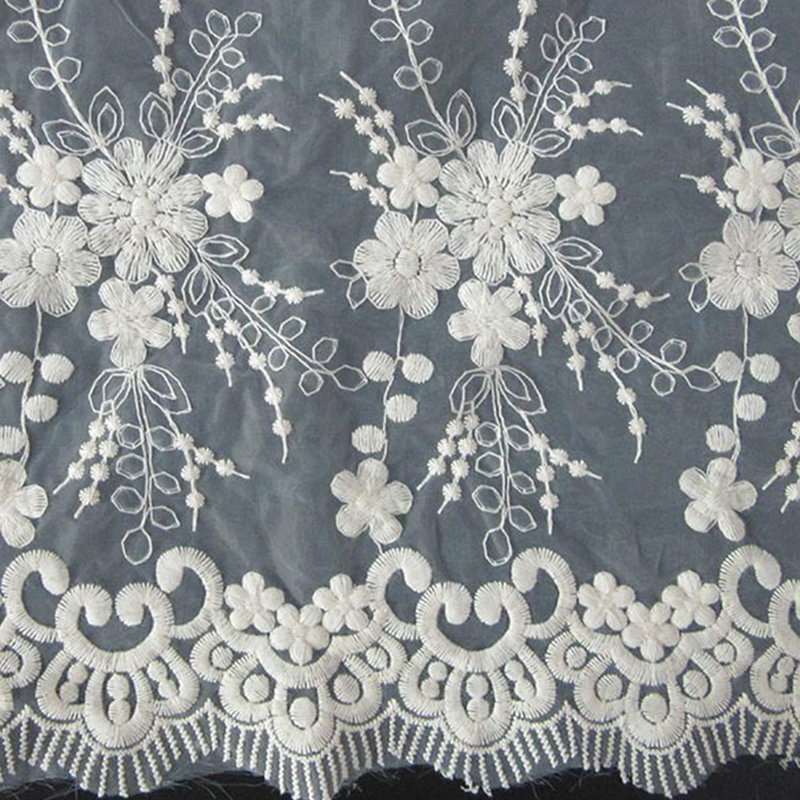 All-Over Lace Trim Polyester Sequin Fabric for Apparel Wholesale Suppl 5
